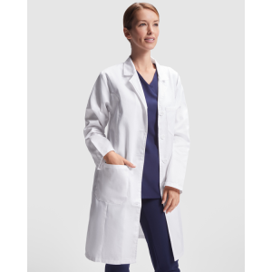 Bata laboral clásica VACCINE WOMAN | Personalizada con logo