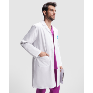 Bata laboral clásica VACCINE | Personalizada con tu logotipo