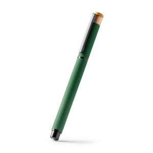 Bolígrafo roller de aluminio & bambú LINDBERG | Añade logo