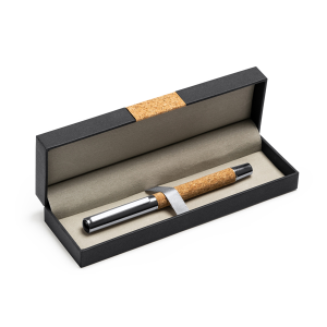 Bolígrafo roller de corcho SUVER | Personalizable con logo