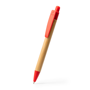 Bolígrafo clásico de bambú GILDON | Personalizado con logo