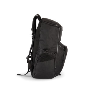 Mochila de deporte con portaobjetos confeccionada en material reciclado