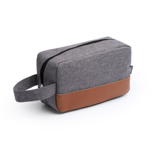 Neceser poliéster con detalles cuero TOSUN | Personalizable