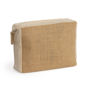 Neceser VERA de yute y algodón laminado | Personalizable
