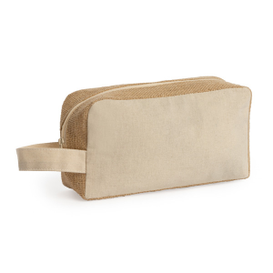Neceser de algodón y Yute 21 x 11 x 6 cm SIENA
