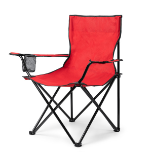 Silla de camping plegable BEKAL con soporte | Personalizable