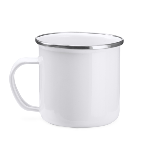 Taza metálica retro DAMASCO 370ml | Personalizada con logo