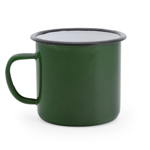 Taza metálica retro ANON 380ml | Personaliza con tu logo