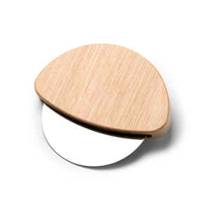 Cortador para pizza de bambú RONY | Personalizado con logo