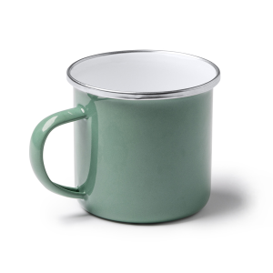 Taza metálica retro esmaltada CARDIF 380ml | Personalizada