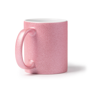 Taza con purpurina de cerámica FIONA 350ml | Añade tu logo