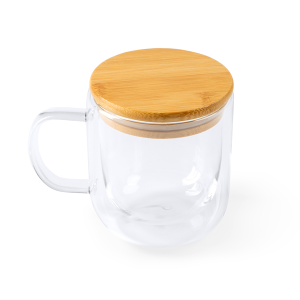 Taza Doble pared de cristal INDAL 280ml | Personalizable
