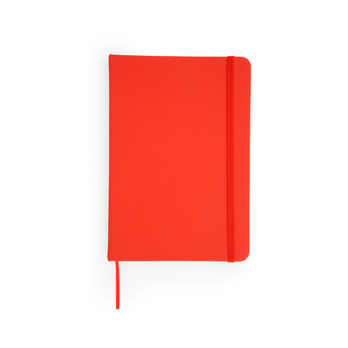 libreta personalizada roja