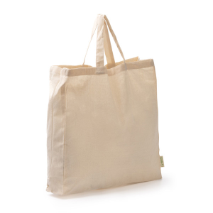Bolsa orgánica con fuelle y asas cortas 40x40x10cm NARBONA