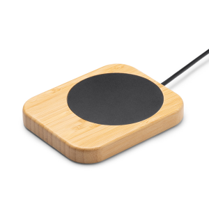 Calentador de tazas de bambú NEON | Personalizado con logo