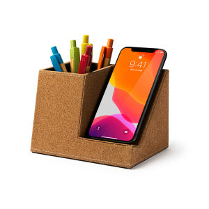 Portalápices con cargador inalámbrico PROMET | Personalizado