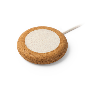 Cargador inalámbrico ecológico SULAC | Personaliza con logo