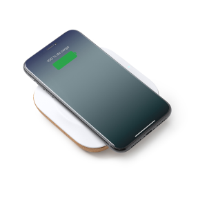 Cargador inalámbrico ABS y corcho YARBO | Personalizable