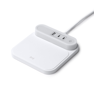 Base de carga inalámbrica con lámpara TITANUS | Añade logo