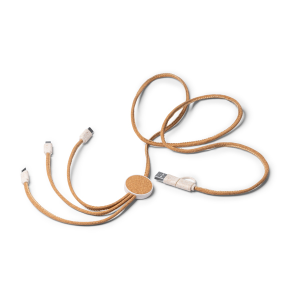 Cable cargador 5 en 1 de cocho METRIK | Personalizable