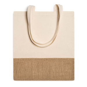 Bolsa de algodón y yute WAVE 37 x 41 cm